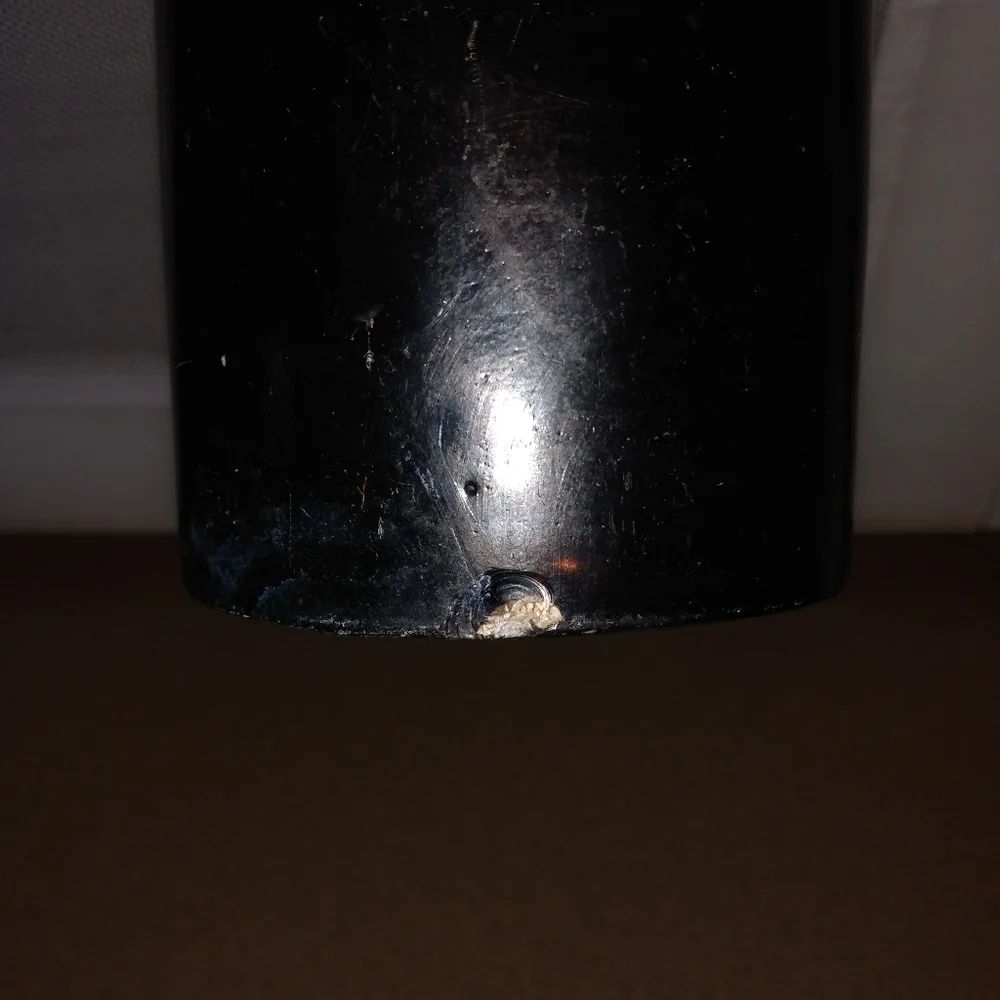 Antique Brown Glass Bottle (other decor not included)
